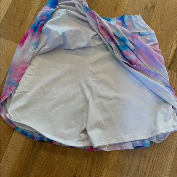 Dona Jo Flirty Tie-Dye Pleated Skort Tennis/golf/pickleball Size 1 - Picture 5 of 5